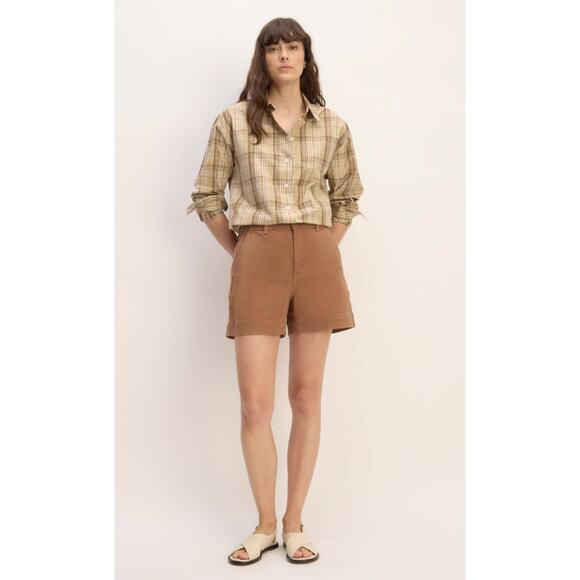 Everlane brown High Waisted Shorts - Picture 1 of 7
